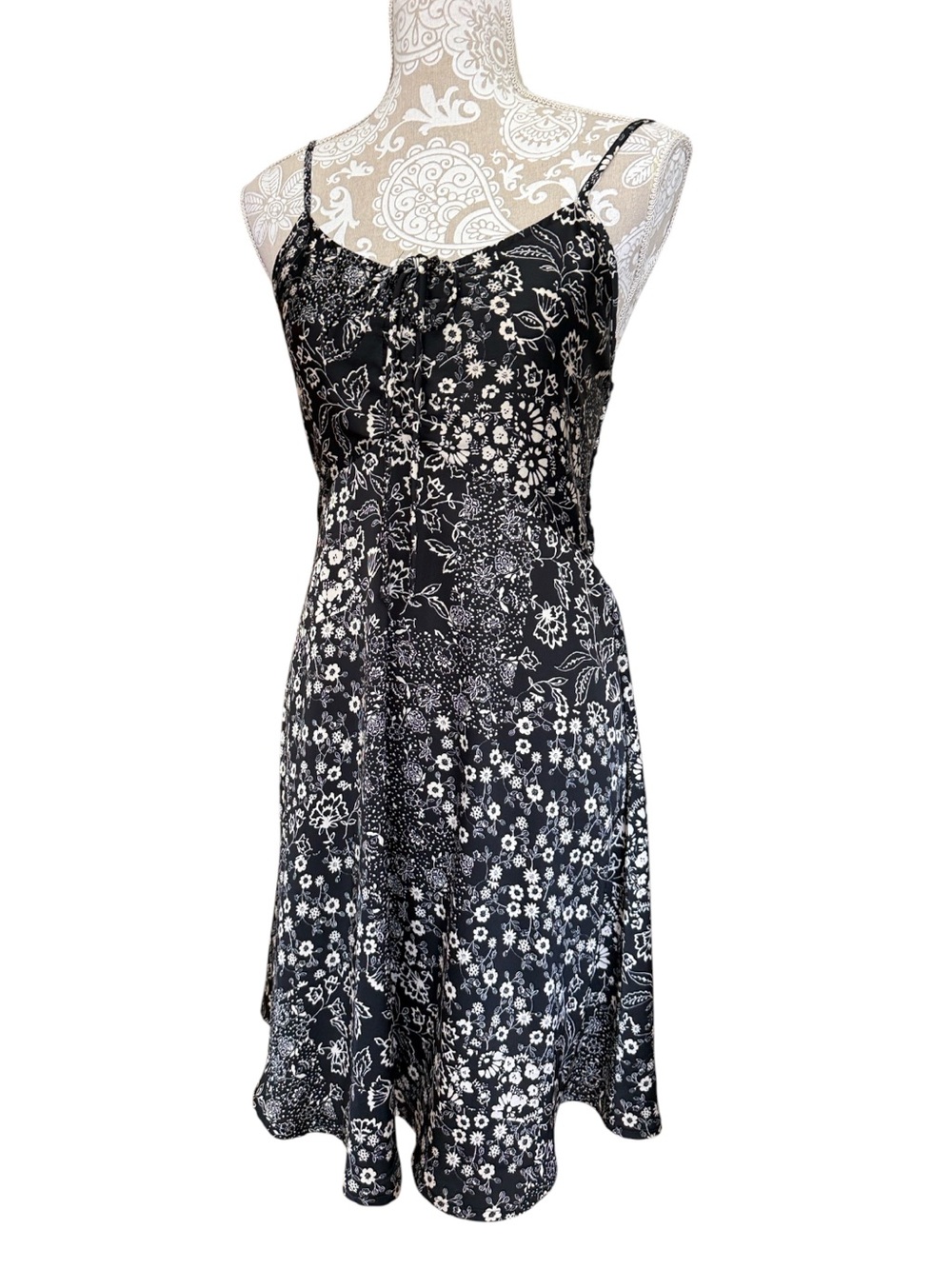 Final Touch silky floral midi